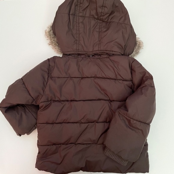 JOE Fresh Brown Puffer Jacket US 12-18M - Picture 3 of 8